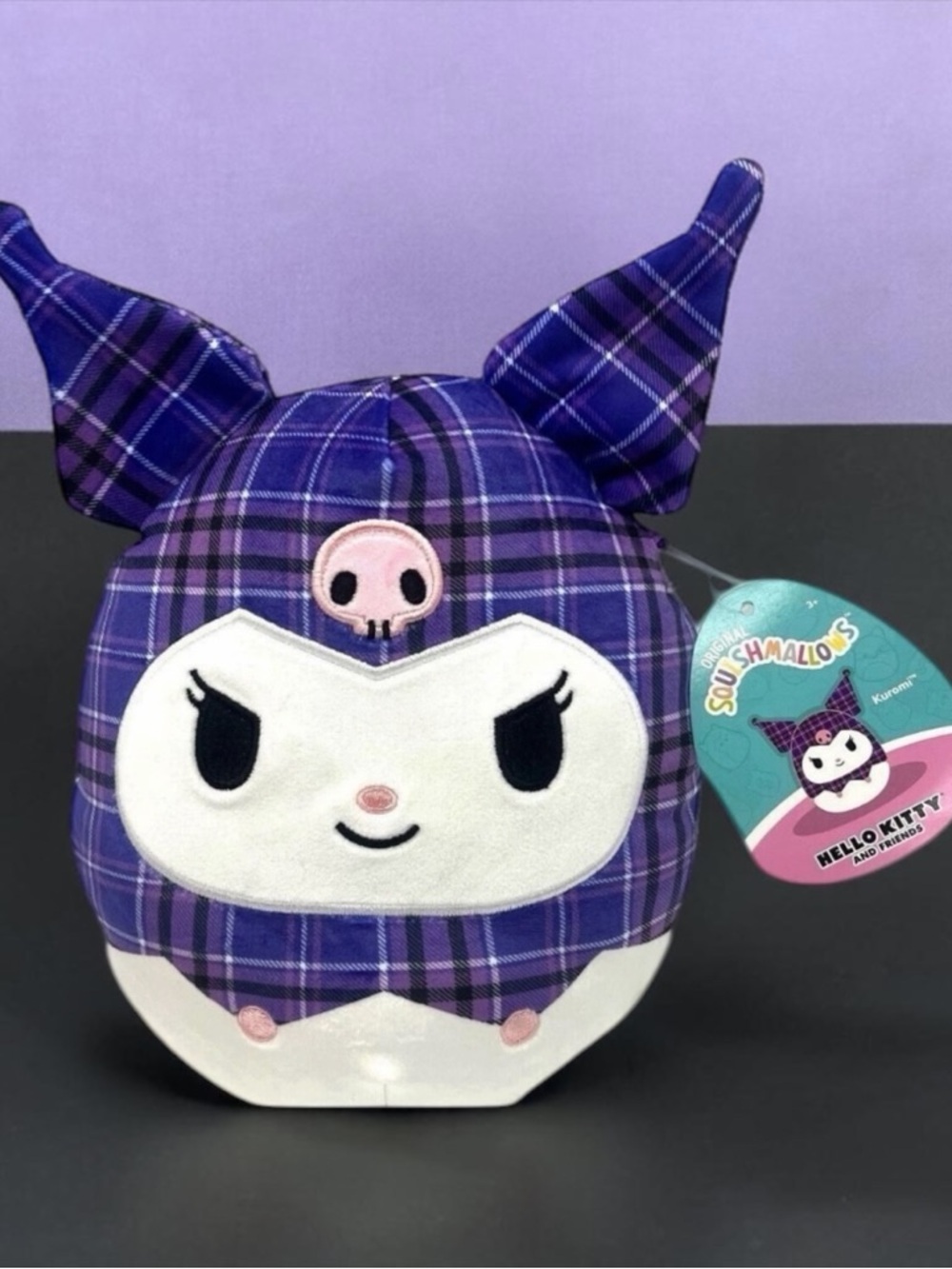 Squishmallow Kellytoy Plush Hello Kitty Sanrio 8" Kuromi Plaid NWT

HOUNS